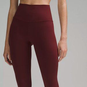 Lululemon Athletica Workout Yoga Pants Size 2 Plum Buttery Soft Fabric